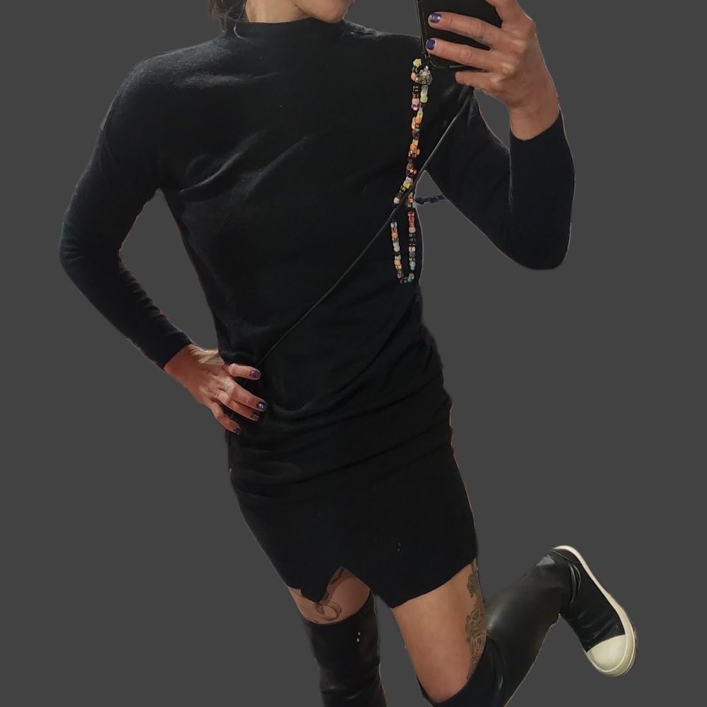 ALL SAINTS Long Sleeved Sweater Dress